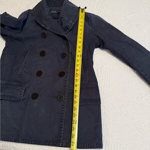 Women’s Polo by Ralph Lauren heavy twill navy blue size small Jacket